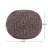 20 Wide Deep 14 High Pouf, Brown, Knit Weave, Modern Home Decorative Item Width, Depth, Height, Cover