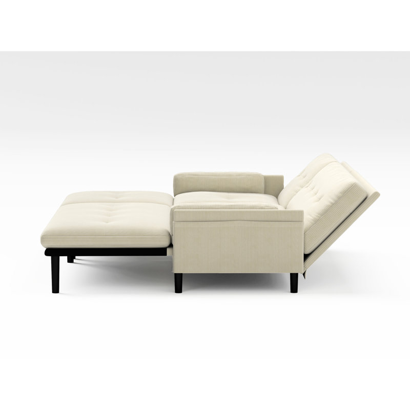Canapé modulaire en velours: 3 en forme de L avec dossier et lit ergonomiques réglables