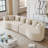 Boneless Curved Sectional Sofa-1405910588