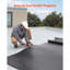 Toiture en rouleau, 15 x 25 pi, toiture en caoutchouc EPDM de 45 mil, longue durée de vie et résistant aux intempéries, résiste aux températures rigoureuses, installation facile et flexible, sous-couche de toit pour véhicules récréatifs, toits, étangs-130144747