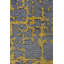 Rapture Gray/Yellow Abstract Luxury Area Rug-68867726