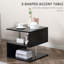 Table de bout moderne 20 po (y compris la table basse, sans les chaises)-243009598