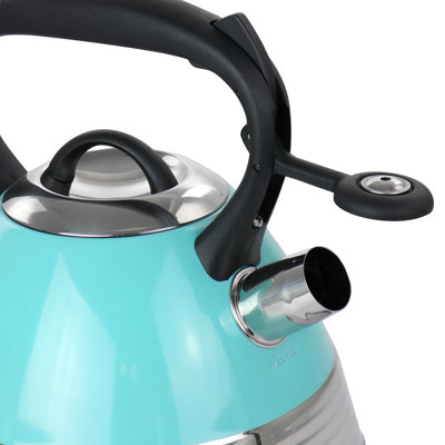Mr. Coffee 2.5 qt. Stainless Steel Whistling Stovetop Kettle