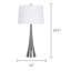 Ensemble de lampes de table standard 29,5 po Calesha-220008511-220008510