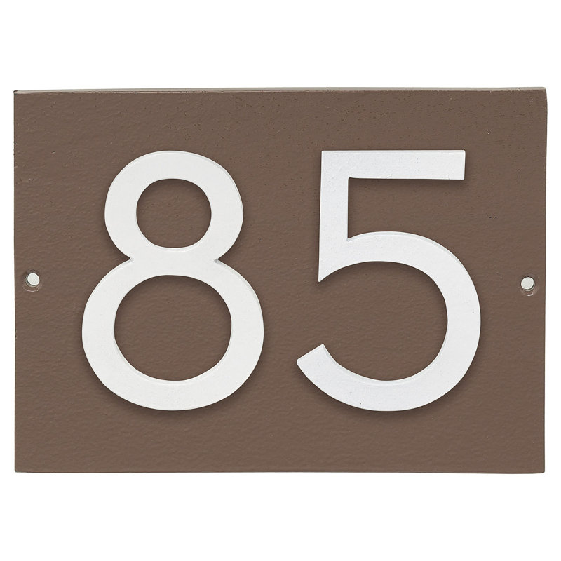 Rectangle Wall Plaque, Sand/White, Yes