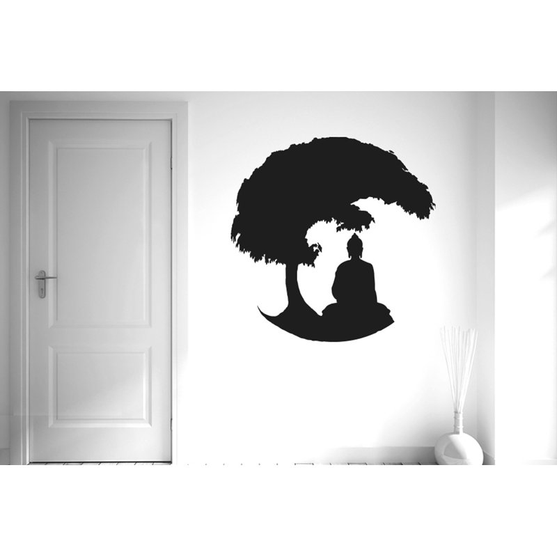 Religious & Spiritual Wall Decal, Black