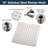 TOPCRAFT 10” Stainless Steel Rain Shower Head-120281323