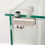 Vitrine en verre trempé avec - lumières DEL réglables, pivotant verrouillable, convient à divers environnements, blanc, style classique, 3 4 tablettes, capacité de 110 lb, roues à profondeur contrôlée de 30,11 po,-1650207645