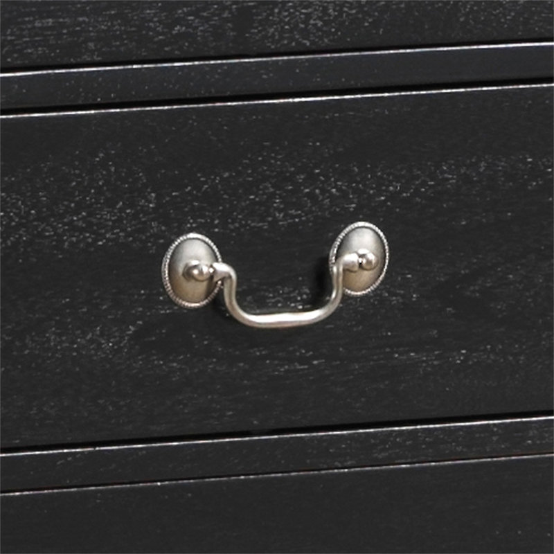 Commode de rangement noire Elegant Traditional