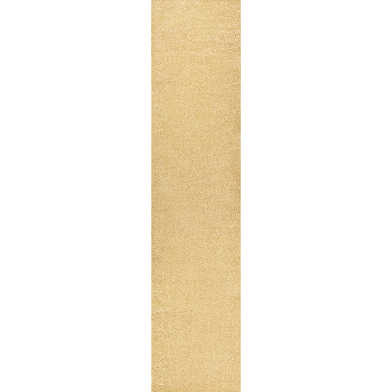 Tapis moutarde Asako, Tapis de couloir 2 pi x 14 pi
