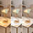 14.2" Colorful Butterfly Acrylic Table Lamp With Dimmable Led Light Source