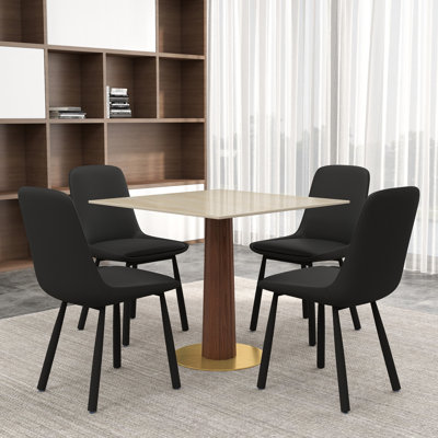 Ensemble de 5 petites tables de conférence en pierre frittée 5 pièces