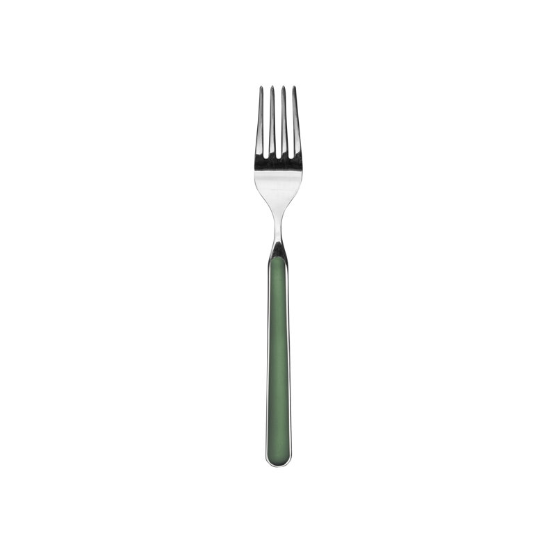 Fantasia Dessert Fork - 24 Pieces - Apple Green, Verde