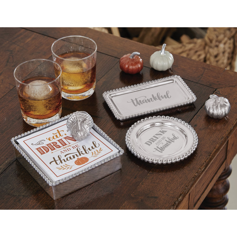 Harvest Turkey Beaded Napkin Holder