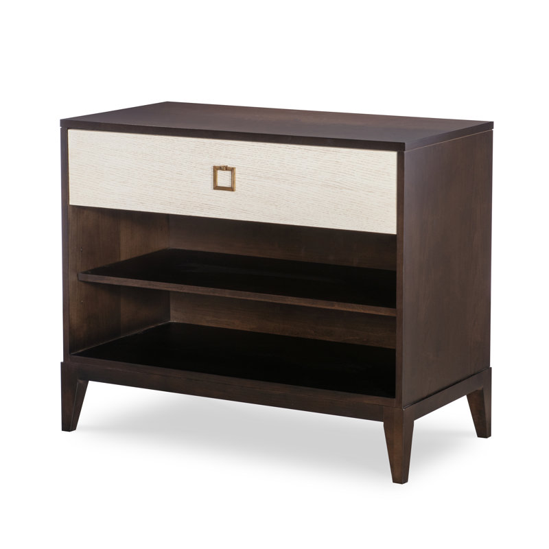Details Case 1 - Drawer Solid Wood Nightstand