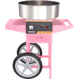VEVOR Electric Hard Candy and Cotton Candy Machine with Cones