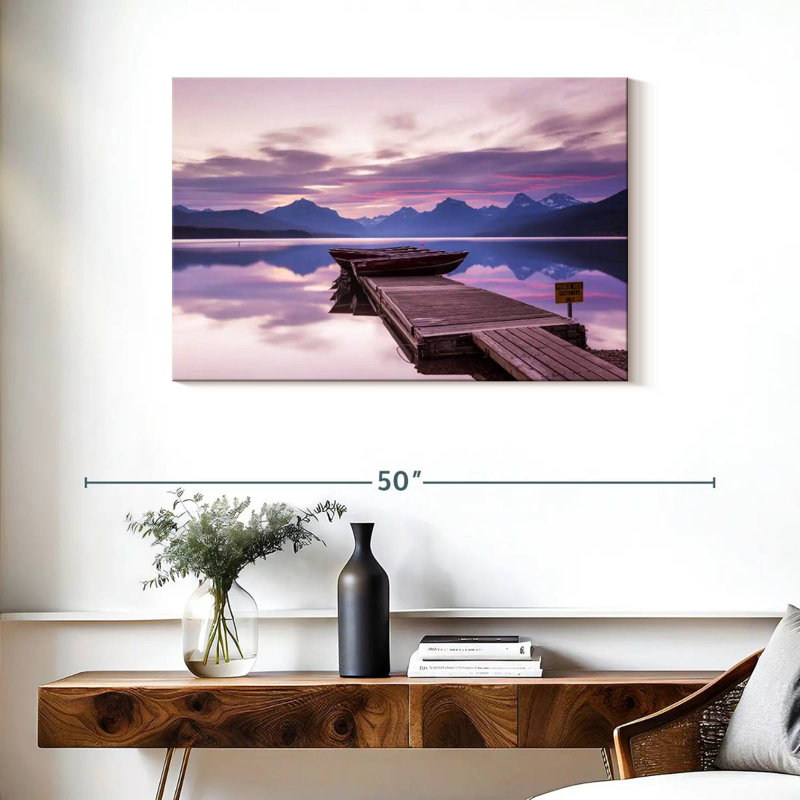 Mehar Lake McDonald Dock, 24" H x 36" W