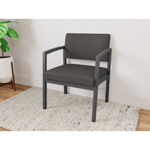 Chaise d'invité en acier Lenox