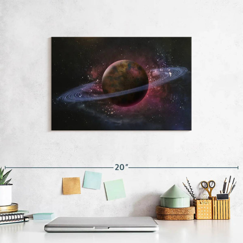 Saturn Planet, 8" H x 12" W