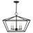 Veasey 5 - Light Dimmable Lantern Square / Rectangle Chandelier-579106225