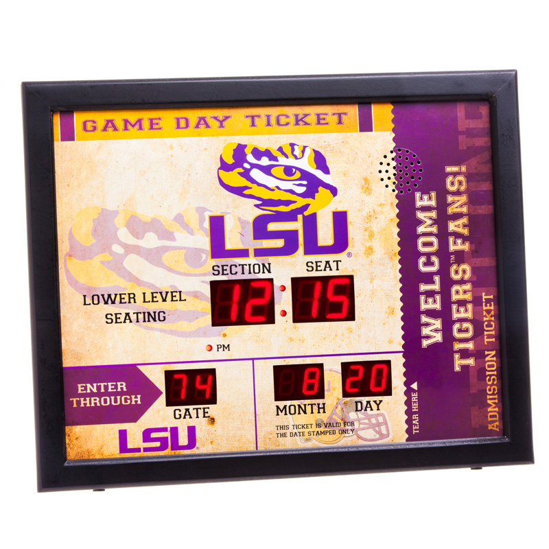 NCAA Wall Clock, Louisiana State University