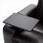  Fauteuil inclinable électrique en similicuir noir avec recharge USB et porte-gobelets intégrés