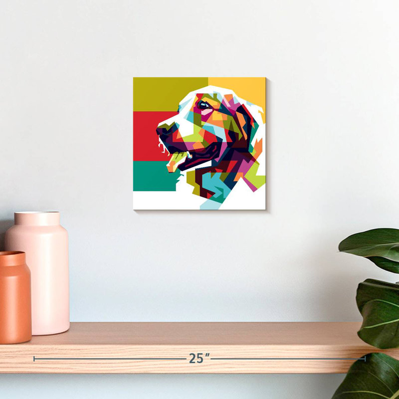 Brampt Abstract Golden Retriever