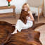Tapis en cuir de vache Gwin Brindle-903581690