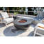Eclipse 44" Round Propane Fire Pit Table with Wind Guard, Burner Lid & Tank Cover-109973246
