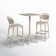 Farrah Square Bar Set With 2 Barstools