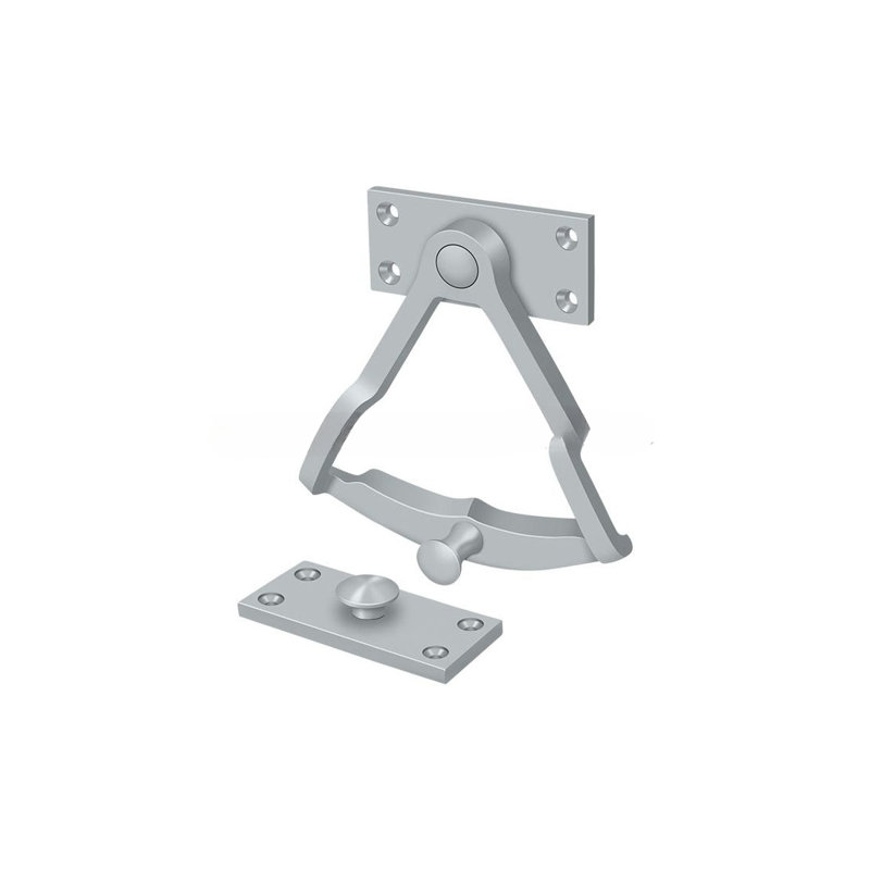Latch/Catch/Bolt, Brushed Chrome