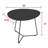 Cocotte Round Metal Outdoor Side Table , 18'' in. W 18'' in. D-37689615