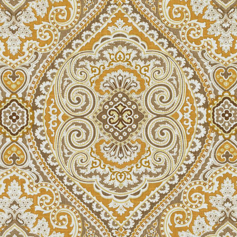 Country Manor Fabric, Amber