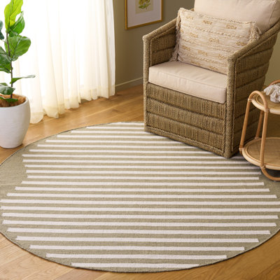 Tapis rayé en coton Esven