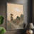 Hillside Walking Path VI Framed Print - Solid Wood-1936431156