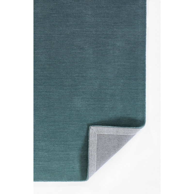 Momeni Hand Loomed Wool Ombre Area Rug in Blue, Rectangle 5' x 8'