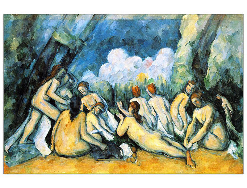 Paul Cezanne - Wrapped Canvas Painting, 60cm H x 90cm W x 1.8cm D