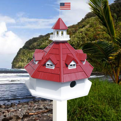 Historic Reproductions Annapolis Lighthouse 16 in x 13 in x 13 in Birdhouse
