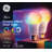 GE Cync Dynamic Effects Smart A19 LED Light Bulb, Matter Compatible, Color Changing (2 Pack)