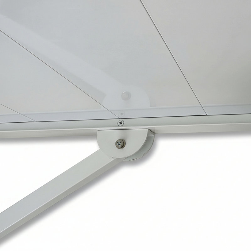 Auvent Ridge en métal 5,6 - blanc, 24" W x 66" D
