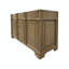 Meuble-lavabo autoportant double vasque Joselle, fini noyer clair, 152 cm (L) x 53 cm (P)-134281440