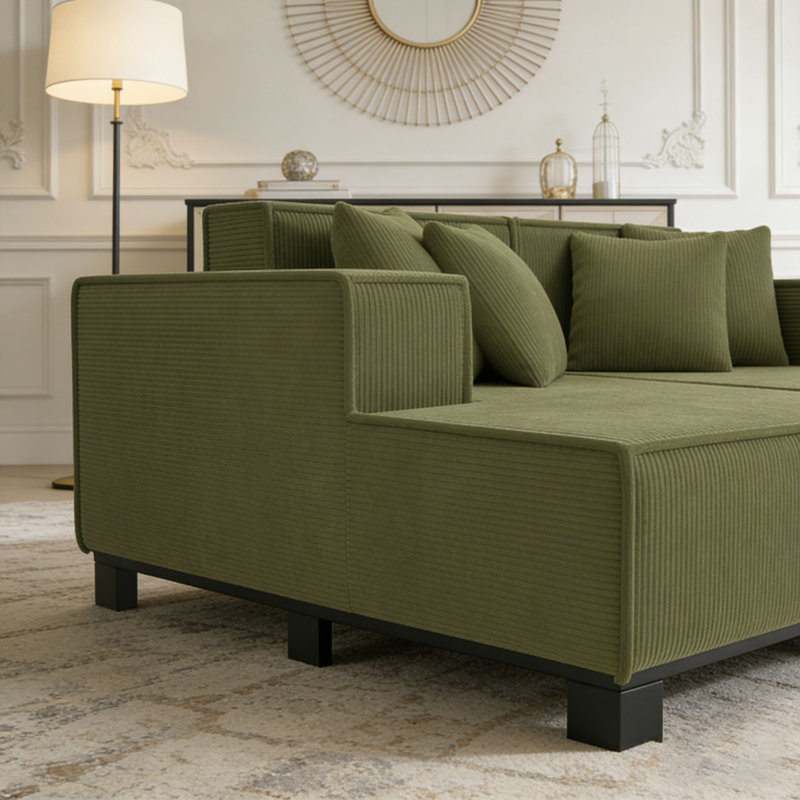 Canapé moderne, 2, Green