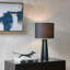 Lampe de table géométrique en céramique