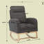 Chaise berçante moderne à haut dossier avec poche latérale pour le salon-1908787989