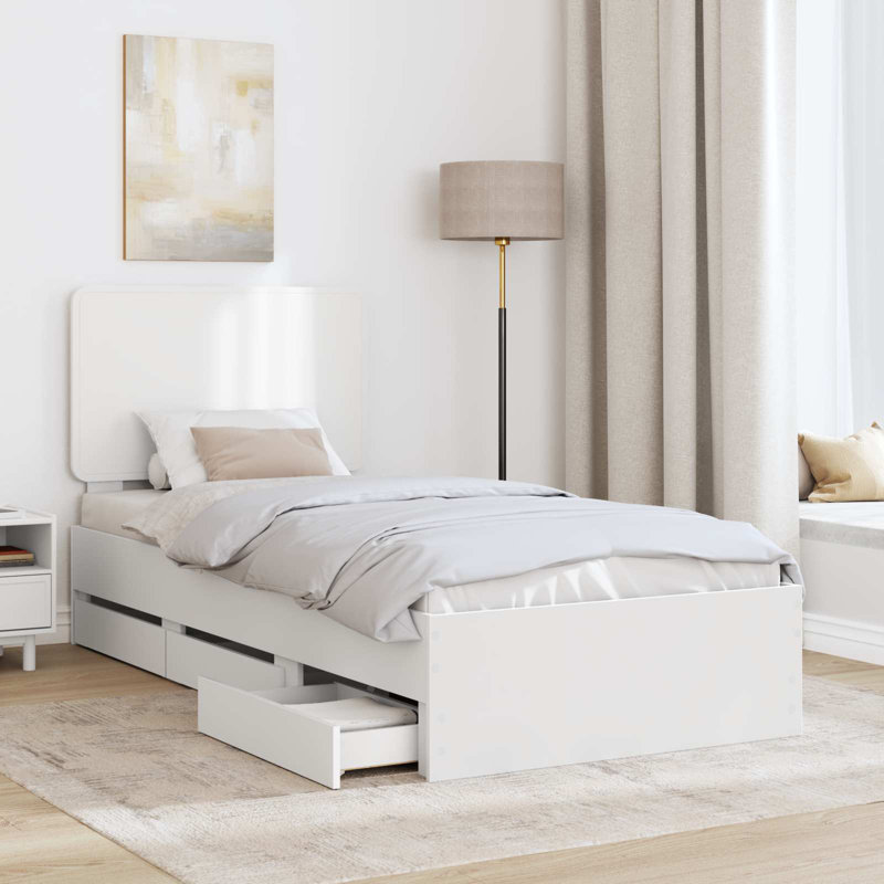 Bed, Small Single (2'6), White