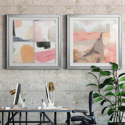 Pastel Tile IV «Pastel Tile IV», ensemble de 2 cadres photo