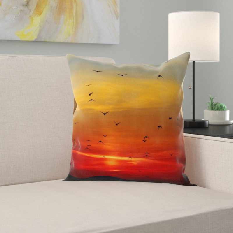 Microsuede Throw Pillow