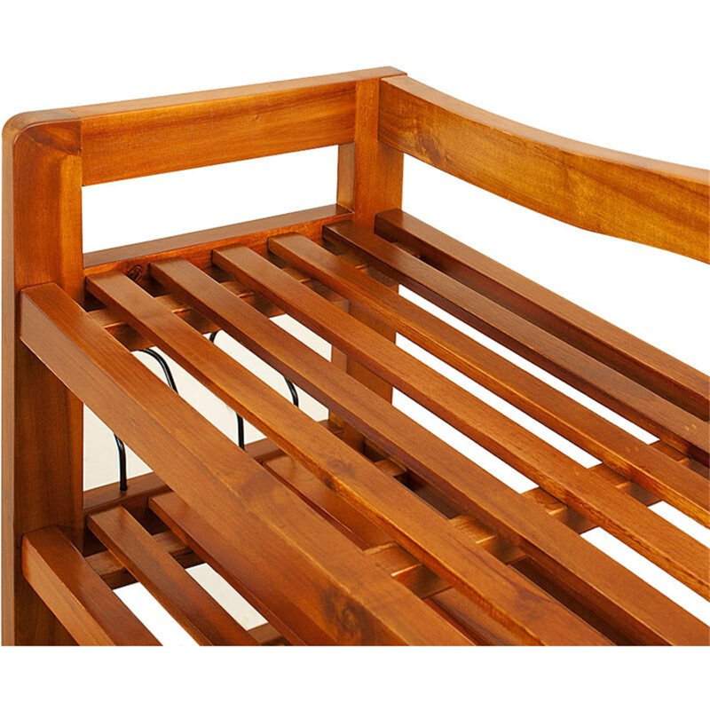 20 Pair Shoe Rack, Brown