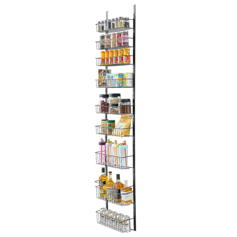 Étagère de rangement à 9 niveaux au-dessus de la porte