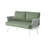 Loveseat And Table Set With Hand-Woven Rope-1622973537-1622973536